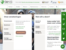 Tablet Screenshot of diks.nl